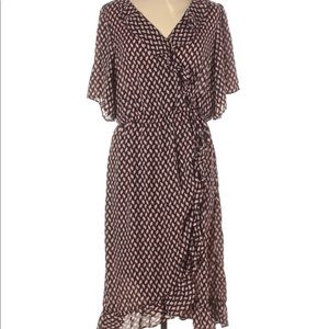 Charming Charlie’s faux wrap casual dress